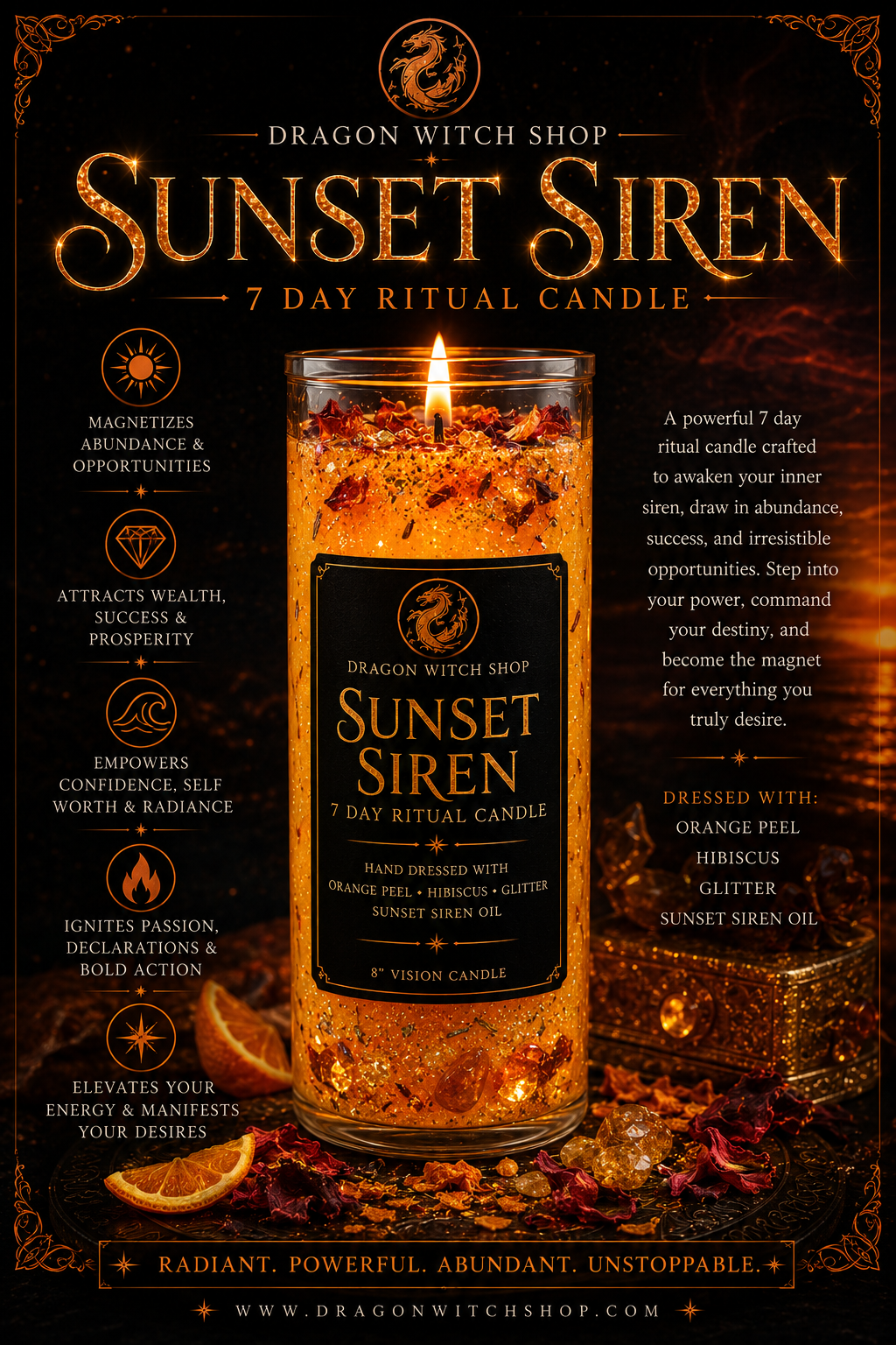 Sunset Siren 7-Day Service