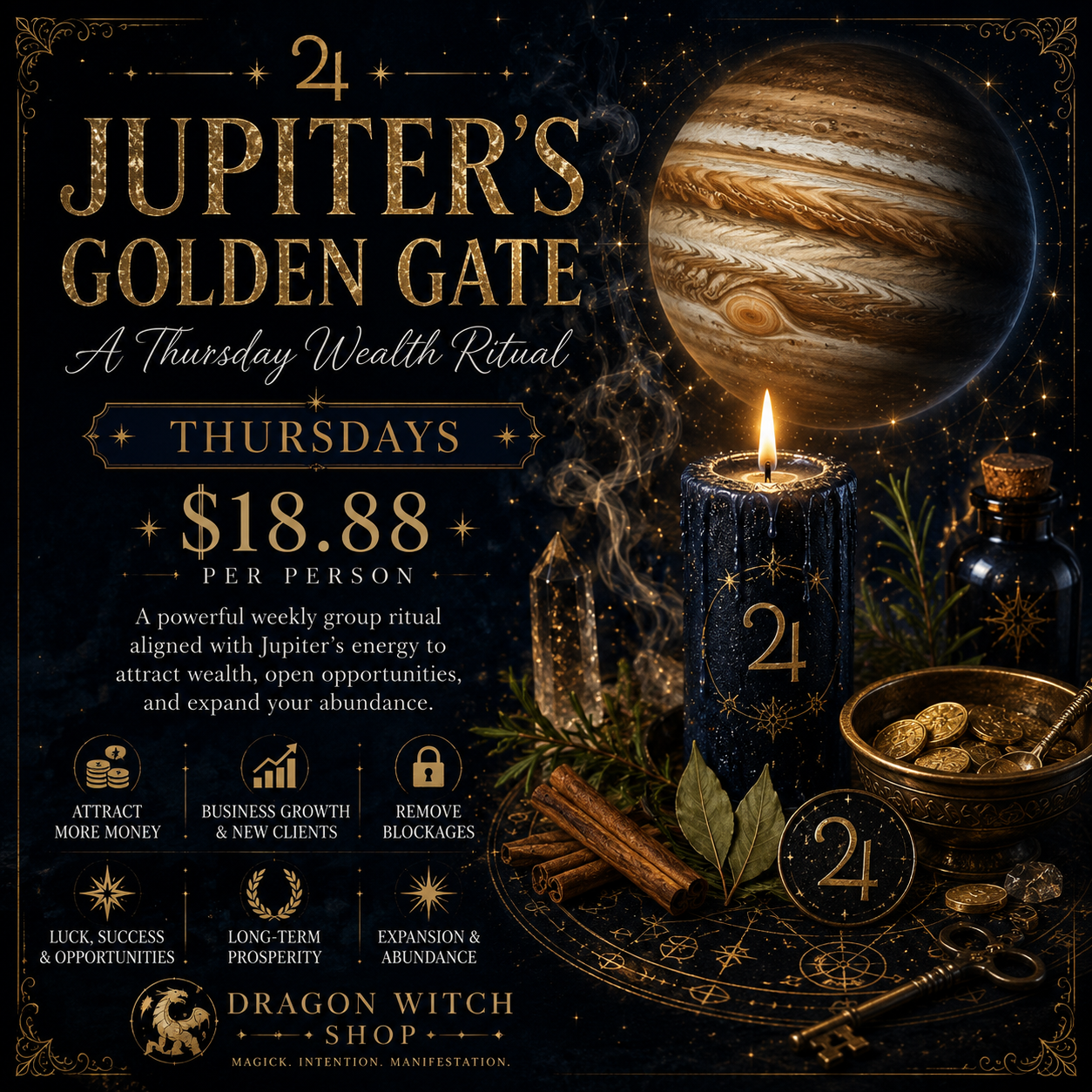 Jupiters Golden Gate Weekly Thursday Service