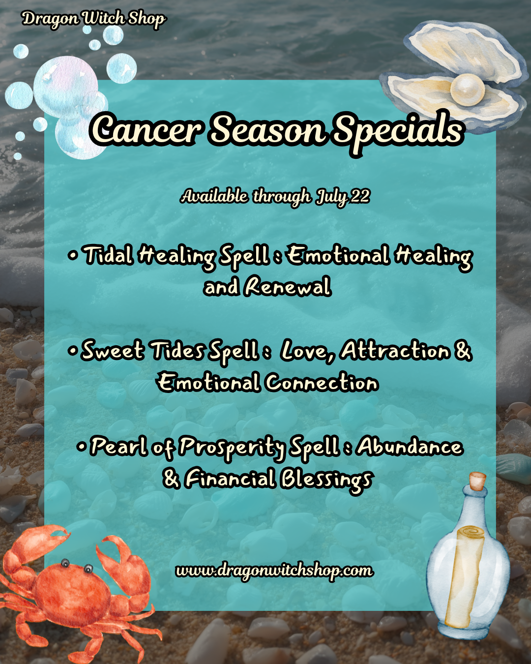 Cancer Season Specials