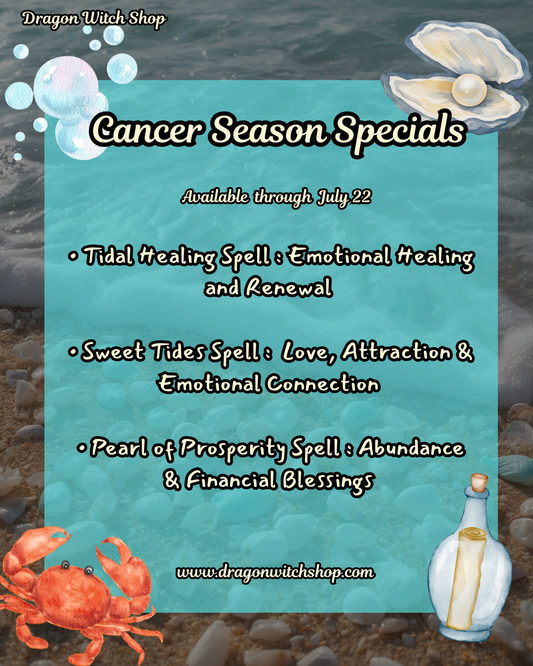 Cancer Season Specials